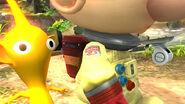 An Image showing the extra details added to Olimar in SSB4.