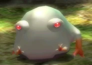 A Wollyhop in the Piklopedia of Pikmin 2.