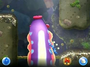 A defeated Bulbeel sinking away.