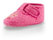 Pink baby shoes in real life.