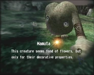 Mamuta This creature seems fond of flowers, but only for their decorative properties.