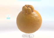 A Pocked Airhead being analyzed in Pikmin 3