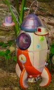 The completed S.S. Dolphin in Pikmin, except for the Secret Safe, which is unaccounted for.