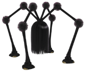 Shaggy long legs (black)