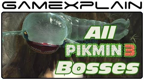 All 6 Boss Fights in Pikmin 3 (Wii U)