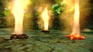 Fire Geysers in Pikmin 3