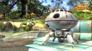 The S.S. Drake in the Pikmin stage of Super Smash Bros. for Wii U.