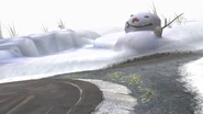 A Snowman possibly created by the Pikmin