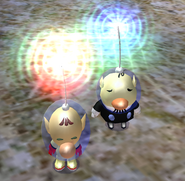 Captain Olimar and the President of Hocotate Freight