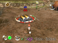 Pikmin retrieving the Eternal Fuel Dynamo in Pikmin