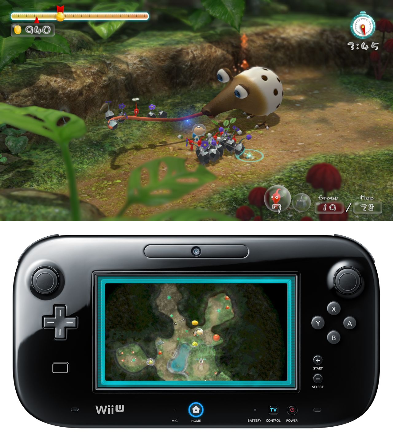 pikmin 3 deluxe controls