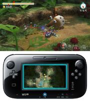 The Wii U gamepad as the map screen.