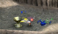 The #1 Ionium Jet with Olimar surrounding it.
