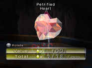 The Petrified Heart being analyzed in Pikmin 2