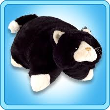 Black cat pillow pet hotsell