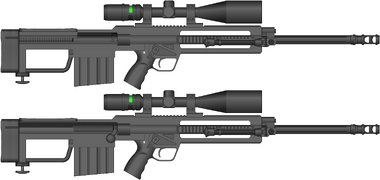 Shorter barrel versions of the FAC Scout Sniper for inner city combat situations.