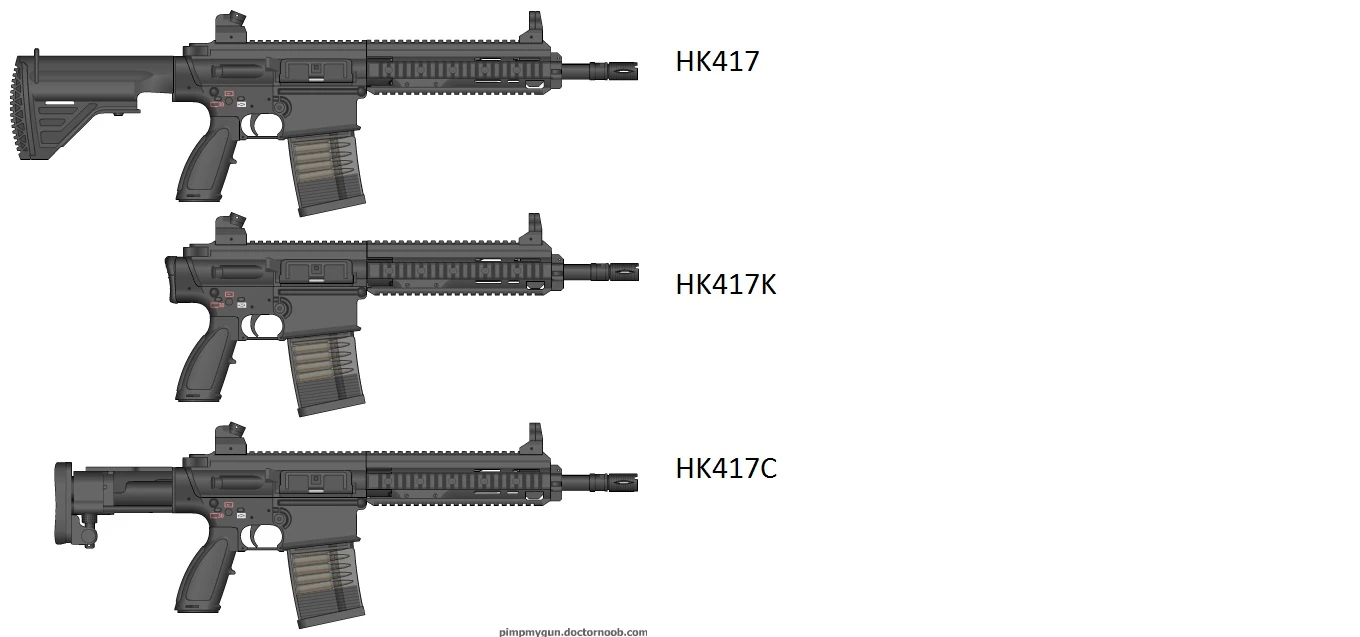 HK417C/K series | Pimp My Gun Wiki | Fandom, image size:1360x637