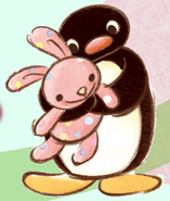 Pinguwithastuffedrabbit