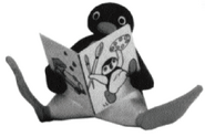 PinguReadingaBook