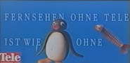 Pingu in a advert for the Tele magazine from Switzerland