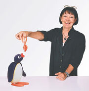 Erika Brueggemann with Pingu