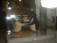 The display of the Pingu's 20th Birthday Cake!