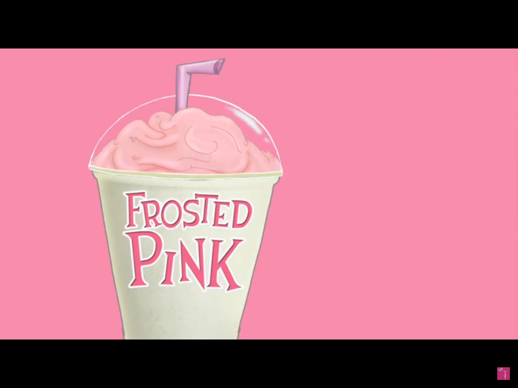 Pink Panther Cartoon Character Drawing for Sugar Frosted Goodness