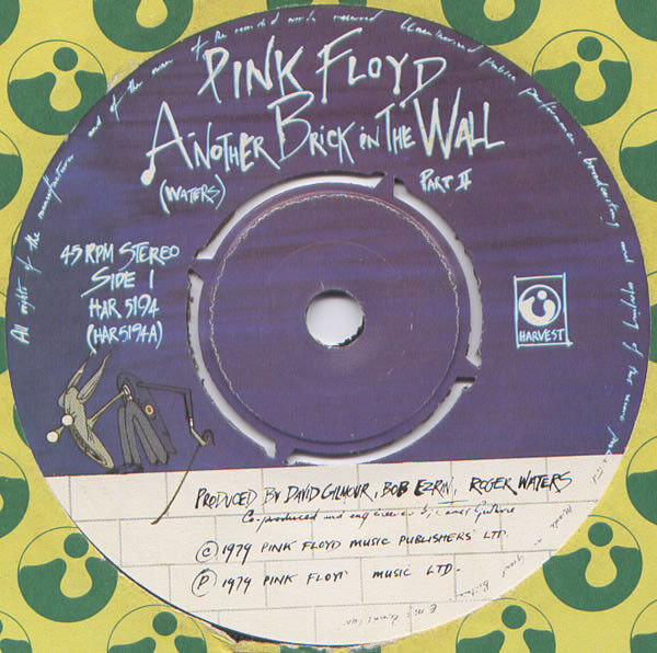 Another Brick In The Wall Part Ii Single Pink Floyd Fandom