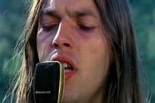 David guilmour in his youth, singing at pompeii.jpg