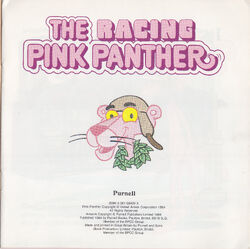 1960s Pink Panther cartoon with drag racing