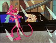 Pink panther drenched by thelma's tears