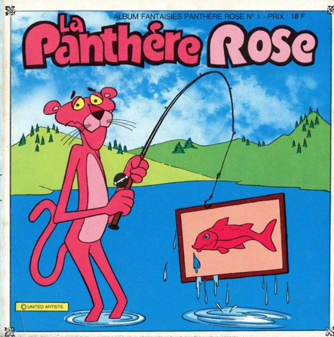 LA PANTERA ROSA The Pink Panther Fiba 1983 Cm 30 Gomma EUR 70,00