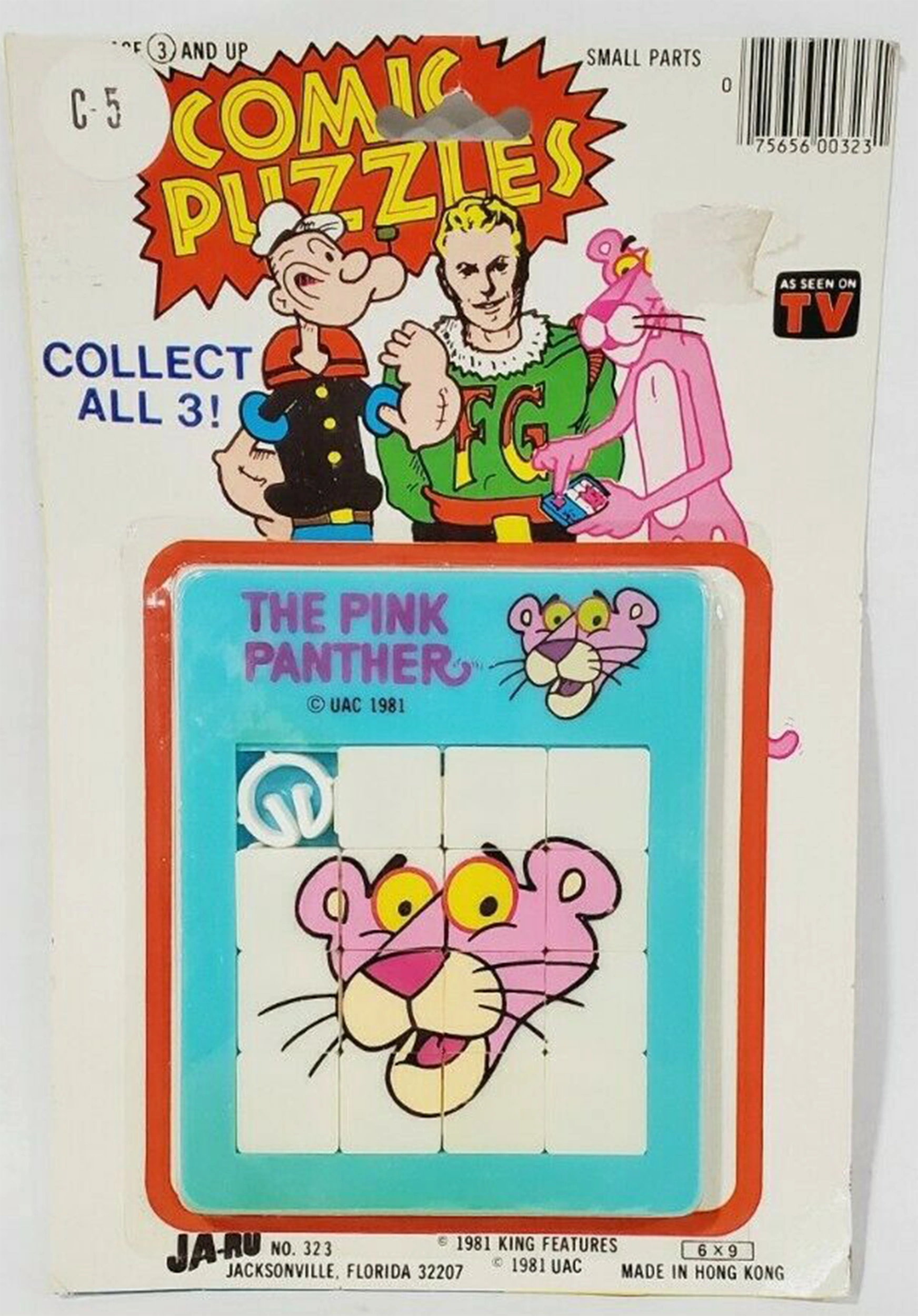 Ja-Ru - Pink Panther - Slide Puzzle 1981 | The Pink Panther Wiki