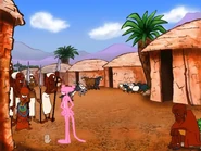Hokus Pokus Pink - Pink Panther Video Game Screenshot - 05.jpg (117 KB) Maasai village