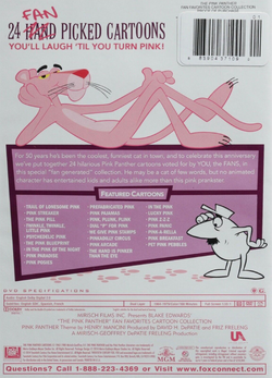 Best Buy: The Pink Panther Classic Cartoon Collection, Vol. 5: The Ant and  the Aardvark [DVD]
