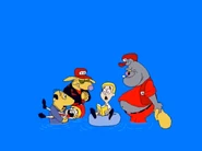 Pugg, Louie, and the counselor abducting Nigel.