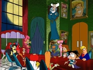 Hokus Pokus Pink - Pink Panther Video Game Screenshot - 14.jpg (122 KB) Strangeblood in the mansion dining room following Violet's departure