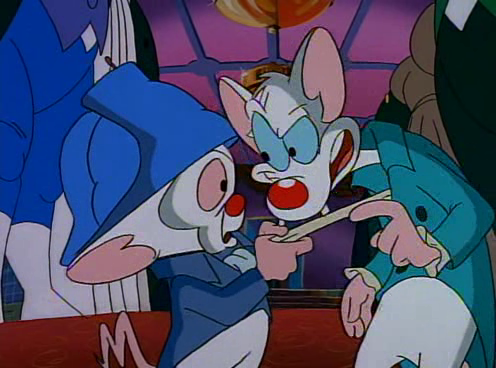 So i was on  watching the Pinky and The Brain intro with