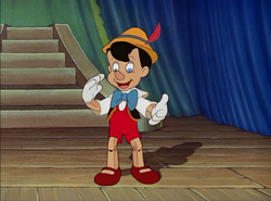 Pinocchio's Delighted Smile
