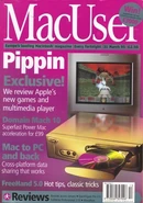 An early Pippin prototype featured on the cover of MacUser (UK) in March 1995.