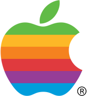 Apple Computer Logo rainbow