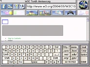 Screenshot of the virtual keyboard.