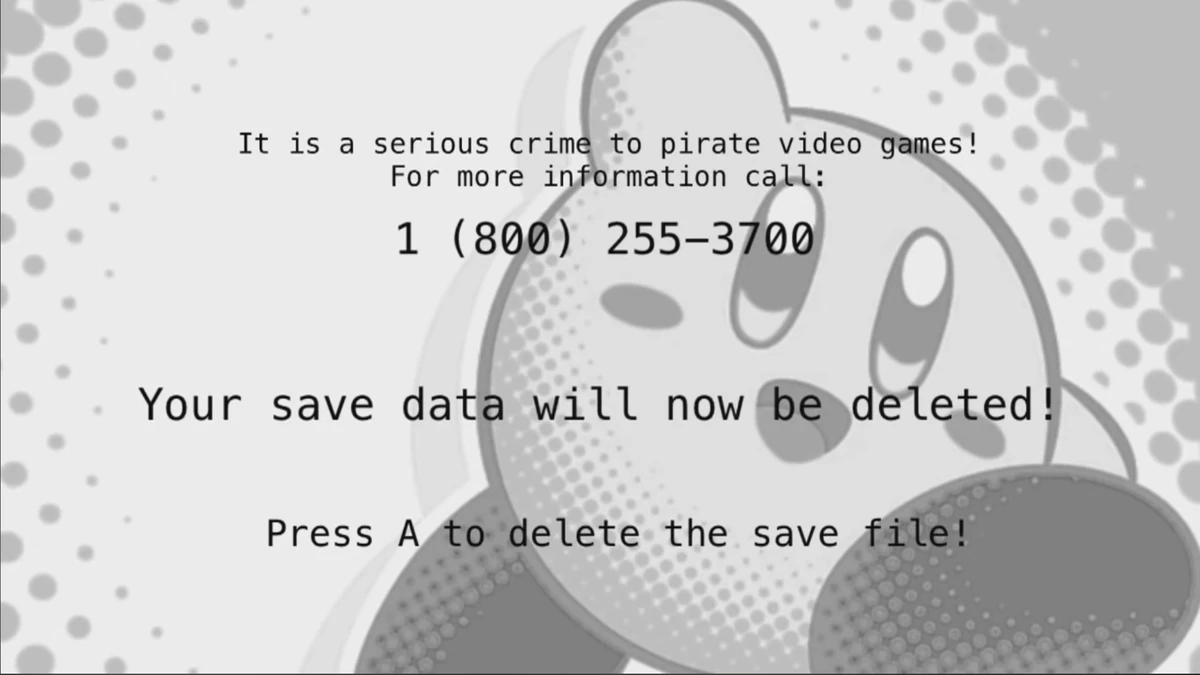 Kirby Star Allies Anti Piracy Screen Anti Piracy Screen Wiki Fandom