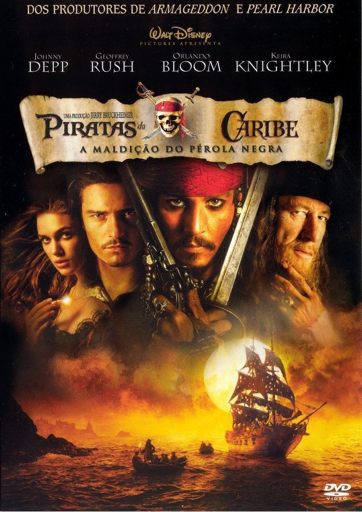 Pirates Of The Caribbean  Filme e Série Walt Disney World Usado