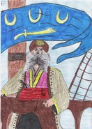 Sumbhajee con su bandera