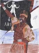 Jocard con su bandera