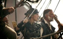 Pintel with a duck foot pistol.