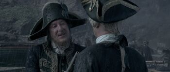 Barbossa threatens  at .