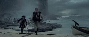 Barbossa's crew on their next heading.