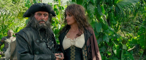 Blackbeard with Angelica.
